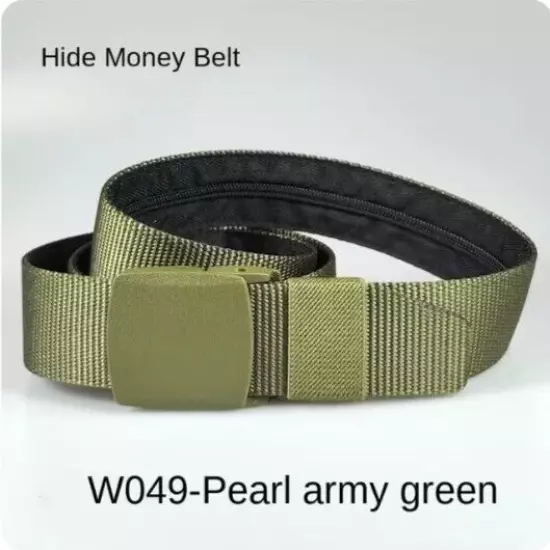 Travel Cash Anti Theft Belt Waist Bag Women Portable Hidden Money Strap Belt Wal