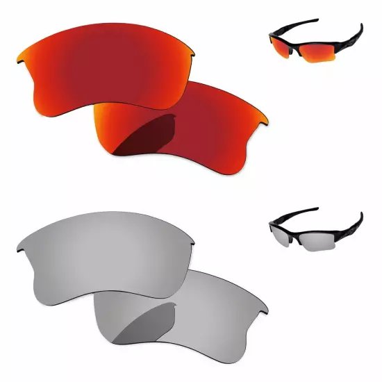 Lensology Polarized Replacement Lenses For-Oakley Flak Jacket XLJ Multi-Options