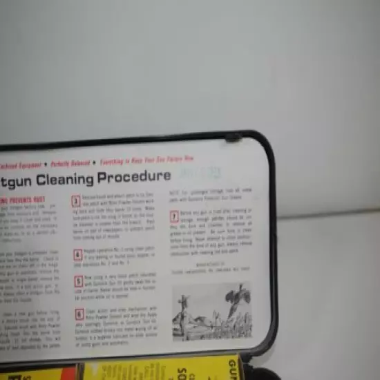 VTG Outers Shotgun Cleaning Kit Vintage P-478