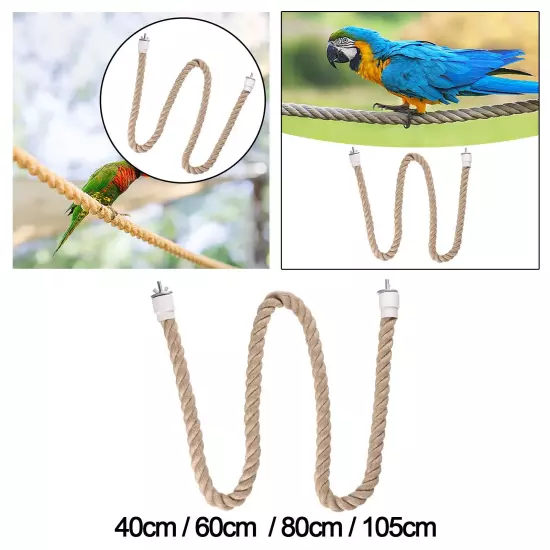 Bird Perch Stand Birds Supplies Bungee Bird Toy Parrot Climbing Rope for Lovebir