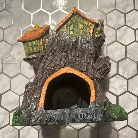 Tree House For A Fish Aquarium 7 Inches Tall