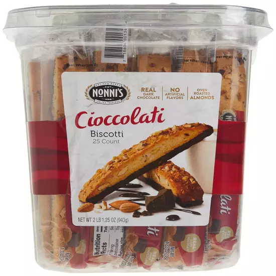 Biscotti Value Pack with Larger Cookies, Cioccolati, Red, Cioccolati Hazelnut, 3