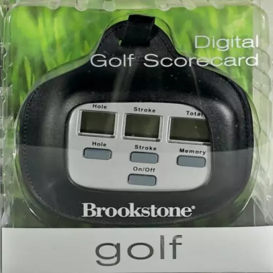 Tiger Woods Magnetic Photo Frame & Brookstone Electronic Golf Scorecard ~ Set #2