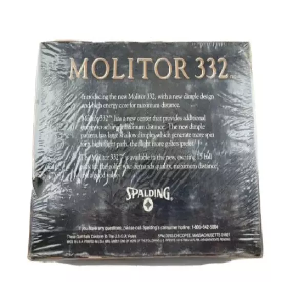 Spalding Molitor 332 Golf Balls 15pk White from 1996