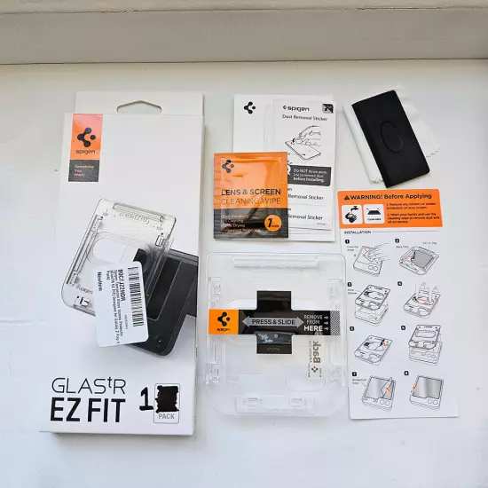 Spigen GlasTR EZ FIT Screen Protector 1 Pack for Samsung Galaxy Z Flip 5