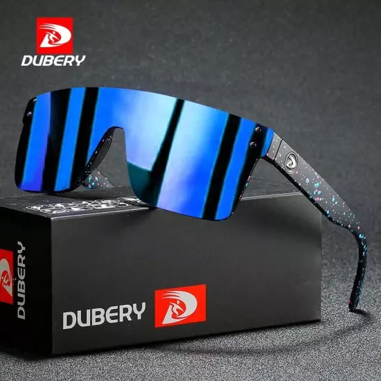 DUBERY Square Polarized Sport Sunglasses Men Women Fishing Driving Glasses UV400