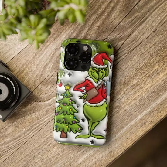 Grinch Tough Phone Cases Samsung S20 S21 S22 S23 Iphone 15 14 13 12 11