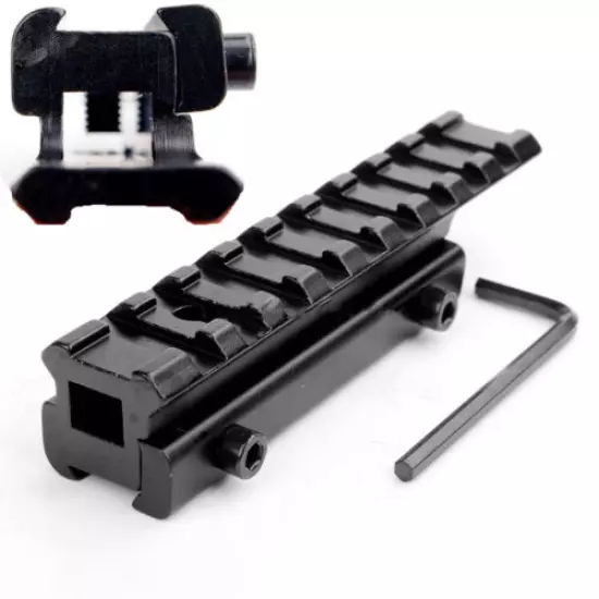 11mm To 20mm Picatinny Rail Adapter 100mm Extend Dovetail Scope Mount -USA