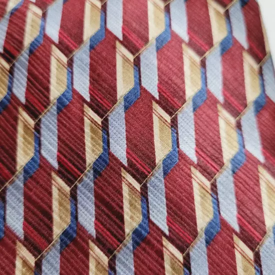 Dockers Geometric Stain Resistant All Business Winter Style SILK Necktie