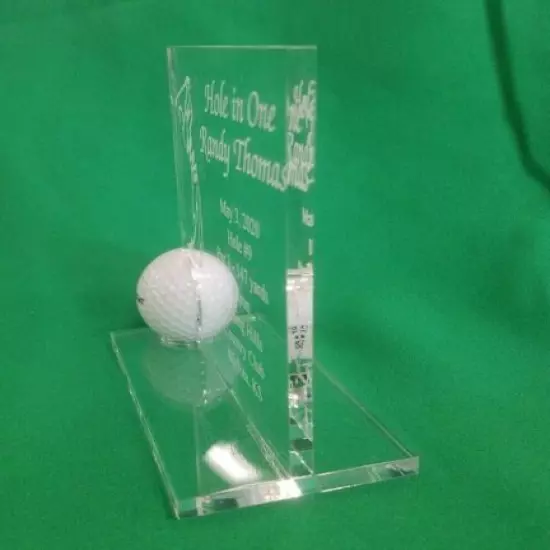 Hole in One Golf Trophy- Men's - Free Engraving