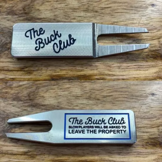 New The Buck Club TBC 2021 US Open “Slow Play”Divot Tool