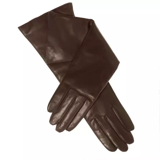 Elbow Real Sheep Leather Gloves Long Lambskin Evening Gloves Multi Colors