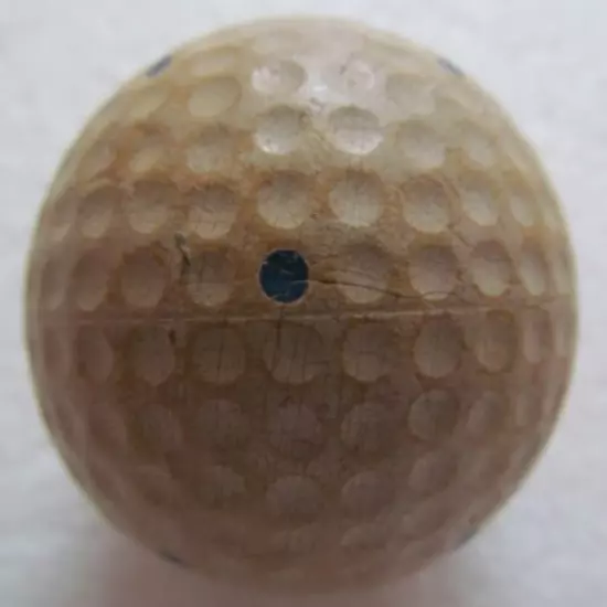 VINTAGE DIMPLE GOLF BALL-THE SPALDING KRO-FLITE WITH MULTI-MARKING