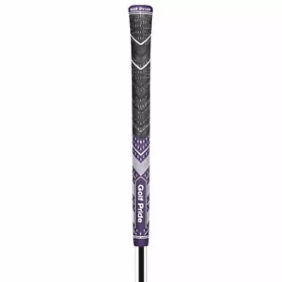 Golf Pride MCC Plus 4 Teams Golf Grips - Std, Purple/White 