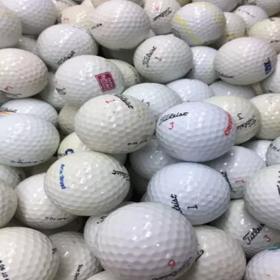 100 Titleist AA Shag / Hit-Away Golf Balls 