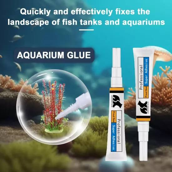 25Pcs Aquarium Glue, Safe and Quick-Drying aquascape Reef Glue Aquarium Safe ...