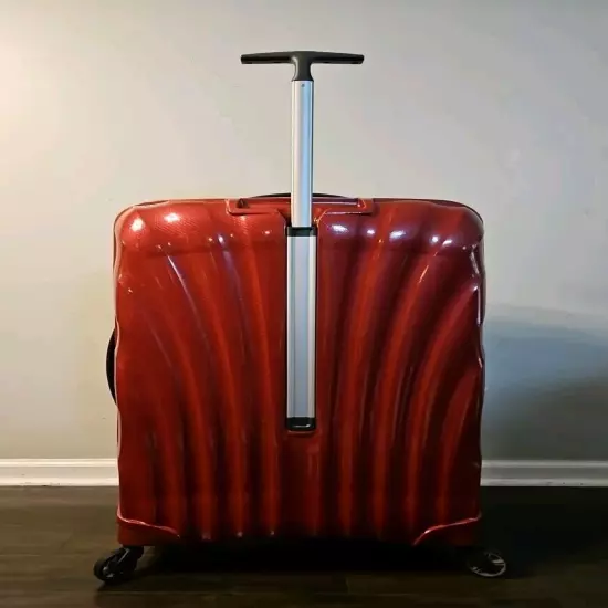 Samsonite Black Label Cosmolite 3.0 34" Extra Large XL Spinner Check Luggage Red