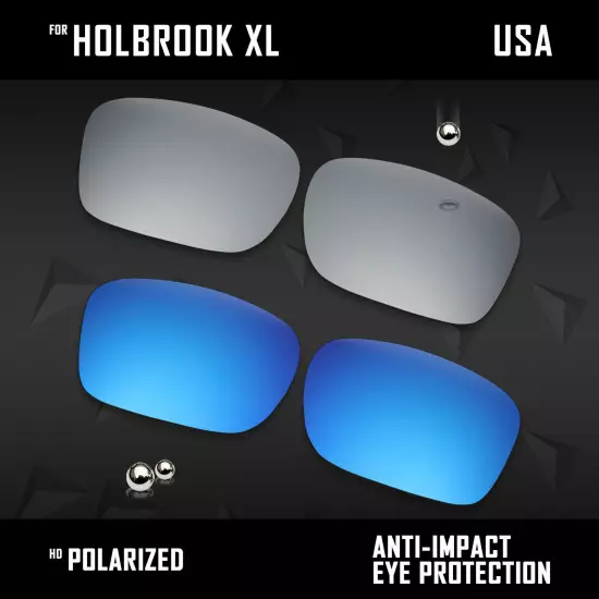 Anti Scratch Polarized Replacement Lenses for-Oakley Holbrook XL OO9417 Options