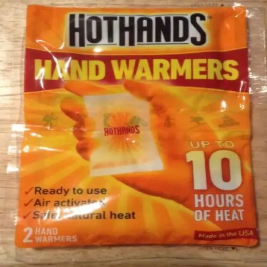 HOTHANDS HAND WARMERS PACK OF 2 10 hours of heat