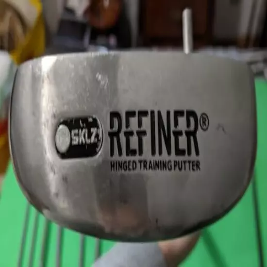 RH Refiner Golf Target Line Pre-Set Putter 34" Dual Hinge Trainer