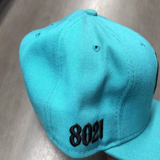 new era 59fifty 7 1/8 Crooks And Castles Turquoise Hat Cap Embroidered 8021 CC