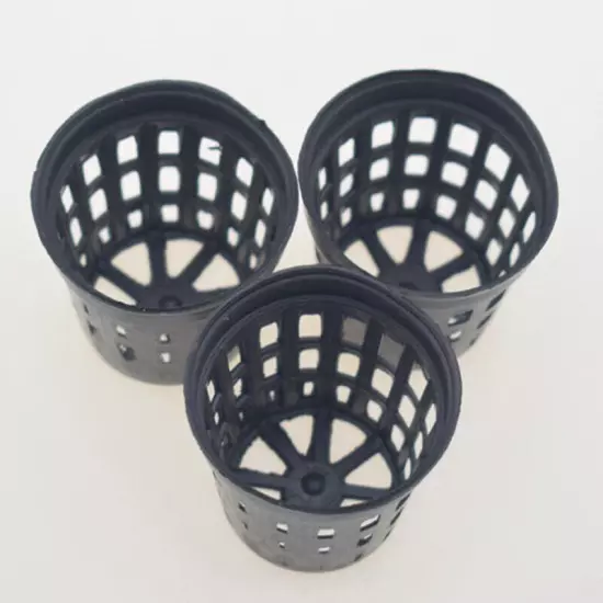 10Pcs Plastic Aquatic Pots Basket For Aquarium Water Flower Plant Grass Decor