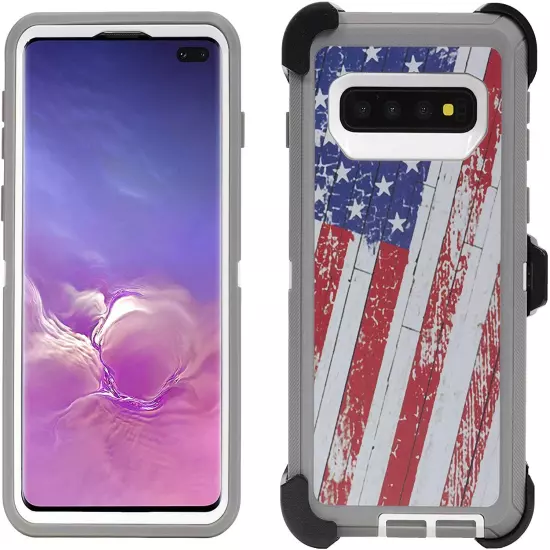 For Galaxy S10 + Plus S10e Case Cover Shockproof Series Fits Defender Belt Clip