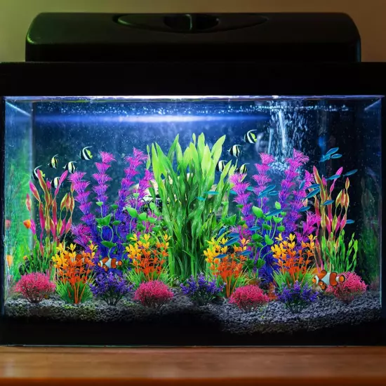 Fish Tank Decorations , 20Pcs Aquarium Decorations Plastic