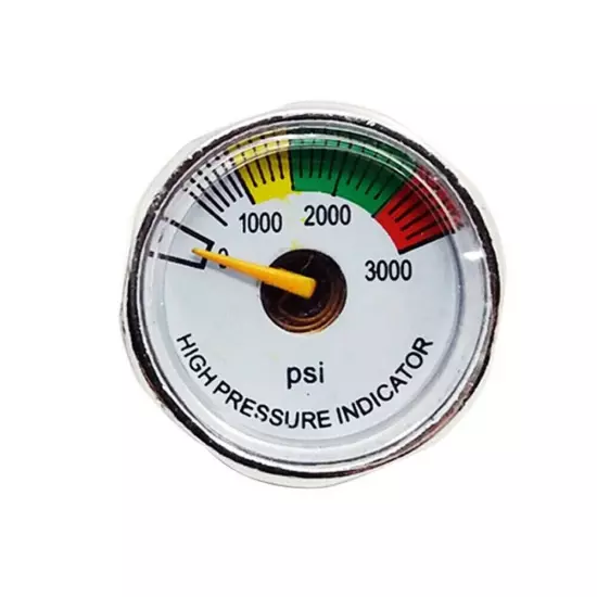 Paintball PCP Air Rifle Micro Pressure Gauge Manometre Manometer 1/8" NPT 21-22g