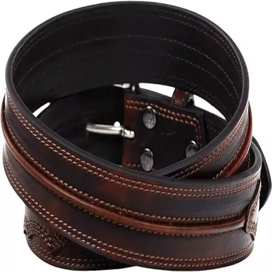 Size 34 Ariat Men's Oil Skin Line, Aged Bark Belt