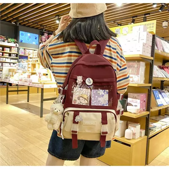 Women Backpack School Bag Teenager Girl Student Bookbag Laptop Travel Bagpack