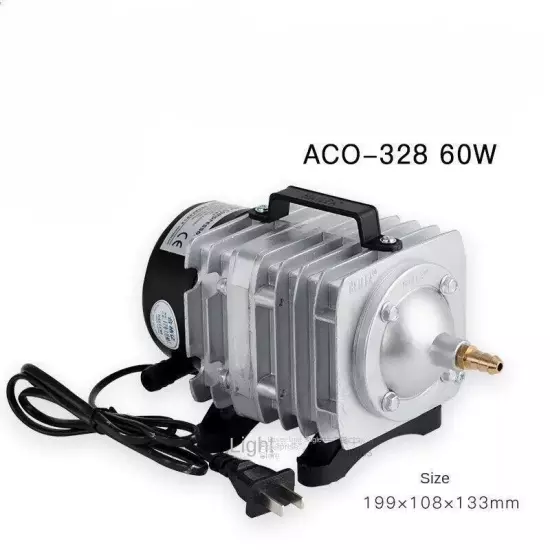 380W 220V Compressor Electromagnetic Aquarium Pump Oxygen Aquarium Compressor