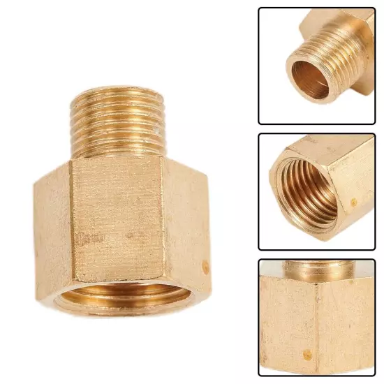 BSP-NPT Adapter 1/8 Male BSPT To 1/8 Female NPT Brass Pipe Fitting Duable