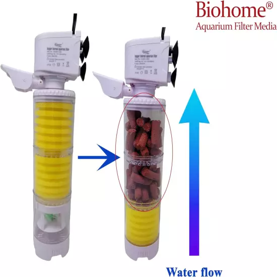 Biohome PLUS Media For Aquarium & Pond Filter (FREE bacteria balls)