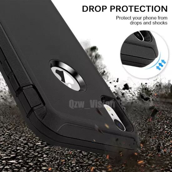 For Apple iPhone X XR XS Max Shockproof Hard Rugged Case Cover With Belt Clip 