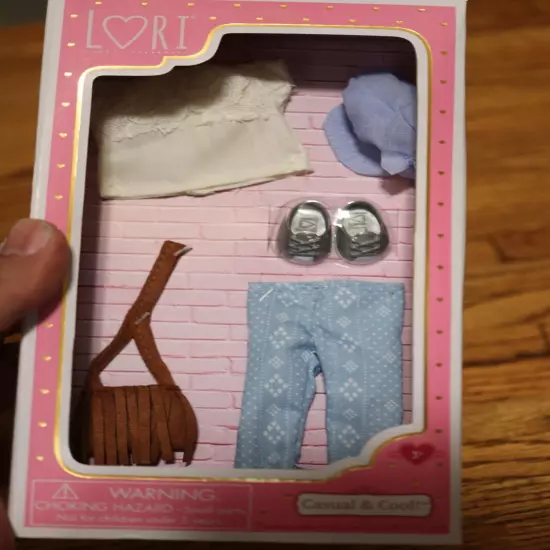 2 Pack of Lori Casual & Cool Outfit For 6" Dolls + Pleasantly Polka Dotted