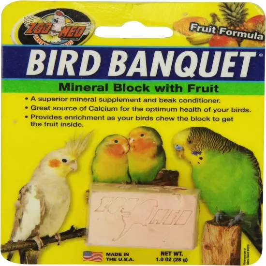 Zoo Med Fruit Bird Banquet Block, Small