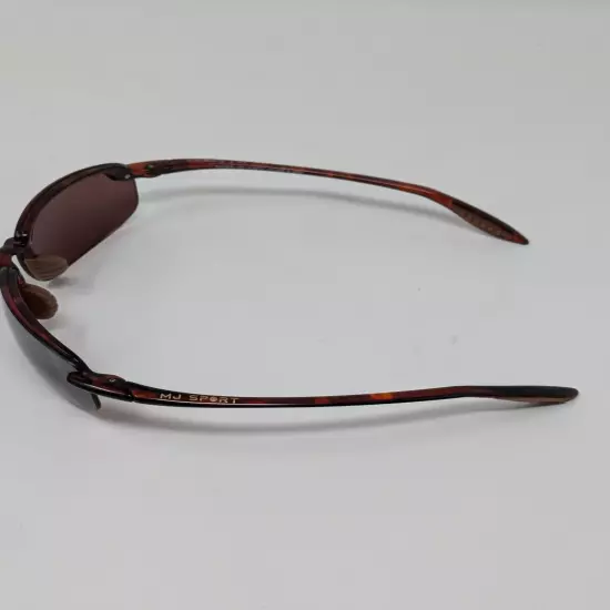 MAUI JIM MJ-407-10 Japan Rootbeer Brown Tortoise Wrap Sunglasses-64-17-130