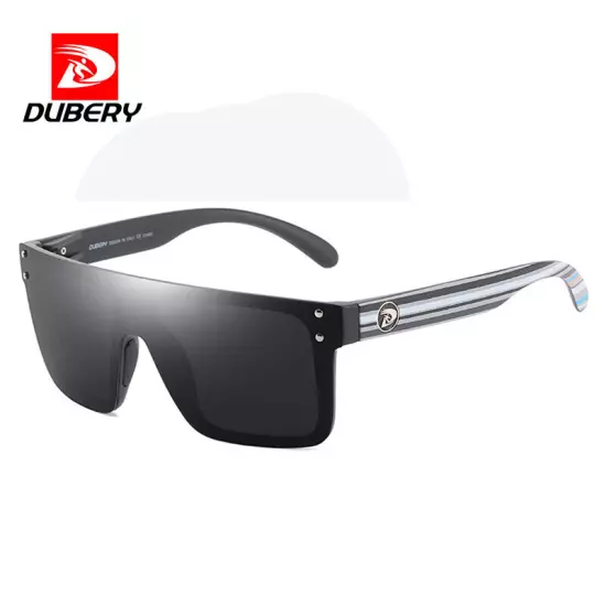 DUBERY Square Polarized Sport Sunglasses Men Women Fishing Driving Glasses UV400