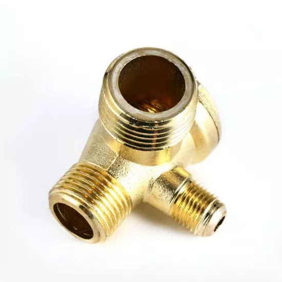 Central Pneumatic Air Compressor Check Valve 3-Port Brass 20mm/16mm/10mm-Parts