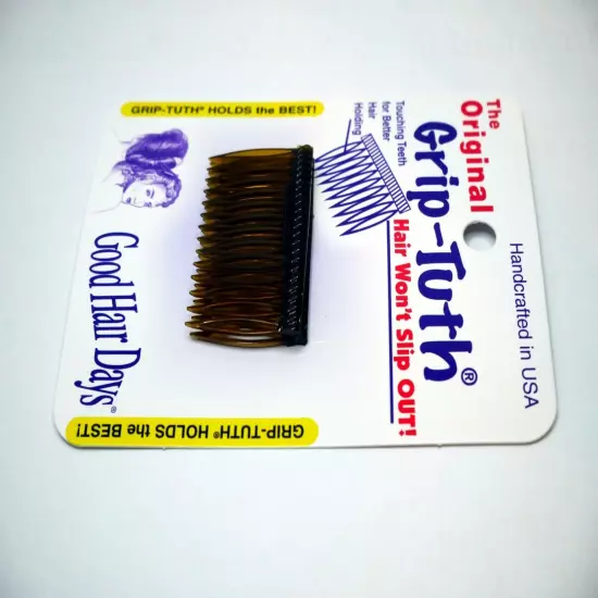 The Original Grip-Tuth® Good Hair Days Tuck Side Combs Made in USA Mix&Match