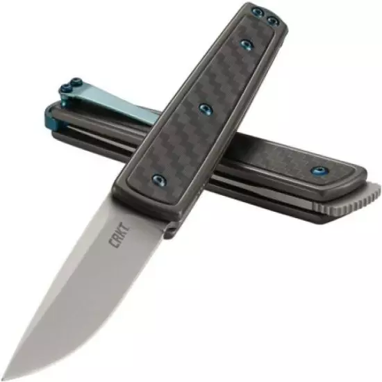 CRKT Symmetry Folding Pocket Knife W/ Liner Lock, G10 Handle 7190 Everyday Carry