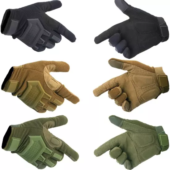 Tactical Gloves Long Finger Motorcycle Autumn and Winter Touch Screen Gloves