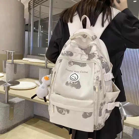  College Backpack Girl Travel Book Backpack Bag Women Men School Bags