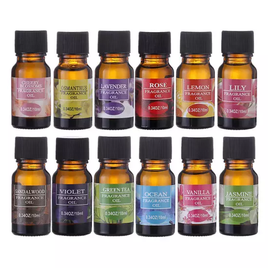 Essential Aromatherapy 100% Pure Therapeutic Grade Water Soluble Oil Aroma 10ML