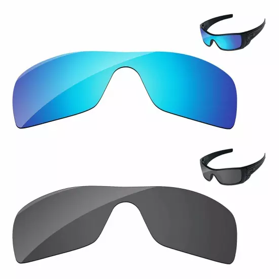 Lensology Polarized Replacement Lenses For-Oakley Batwolf OO9101 Multi-Options