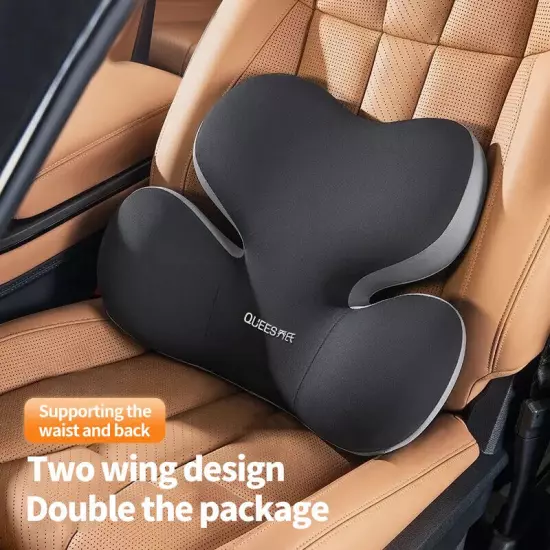 Car Headrest Lumbar Support Neck Pillow Support Universal Cushion Back Support 