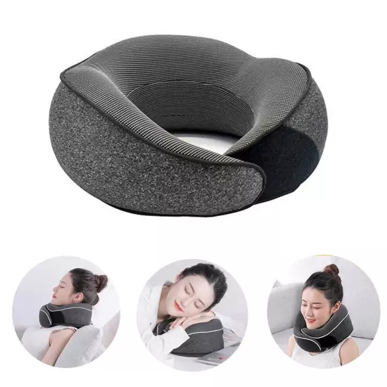 BEST Foam Neck Pillow Cervical Vertebra Travel Portable U Type Pillow AND a bag