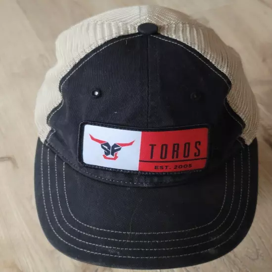 Toros Black and Gray Adjustable Meshback Cap Hat by Richardson READ!!!