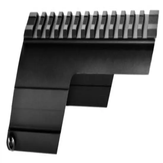  Trinity Black Saddle Mount for Mossberg 500 Mav 88 12ga Picatinny Weaver black.